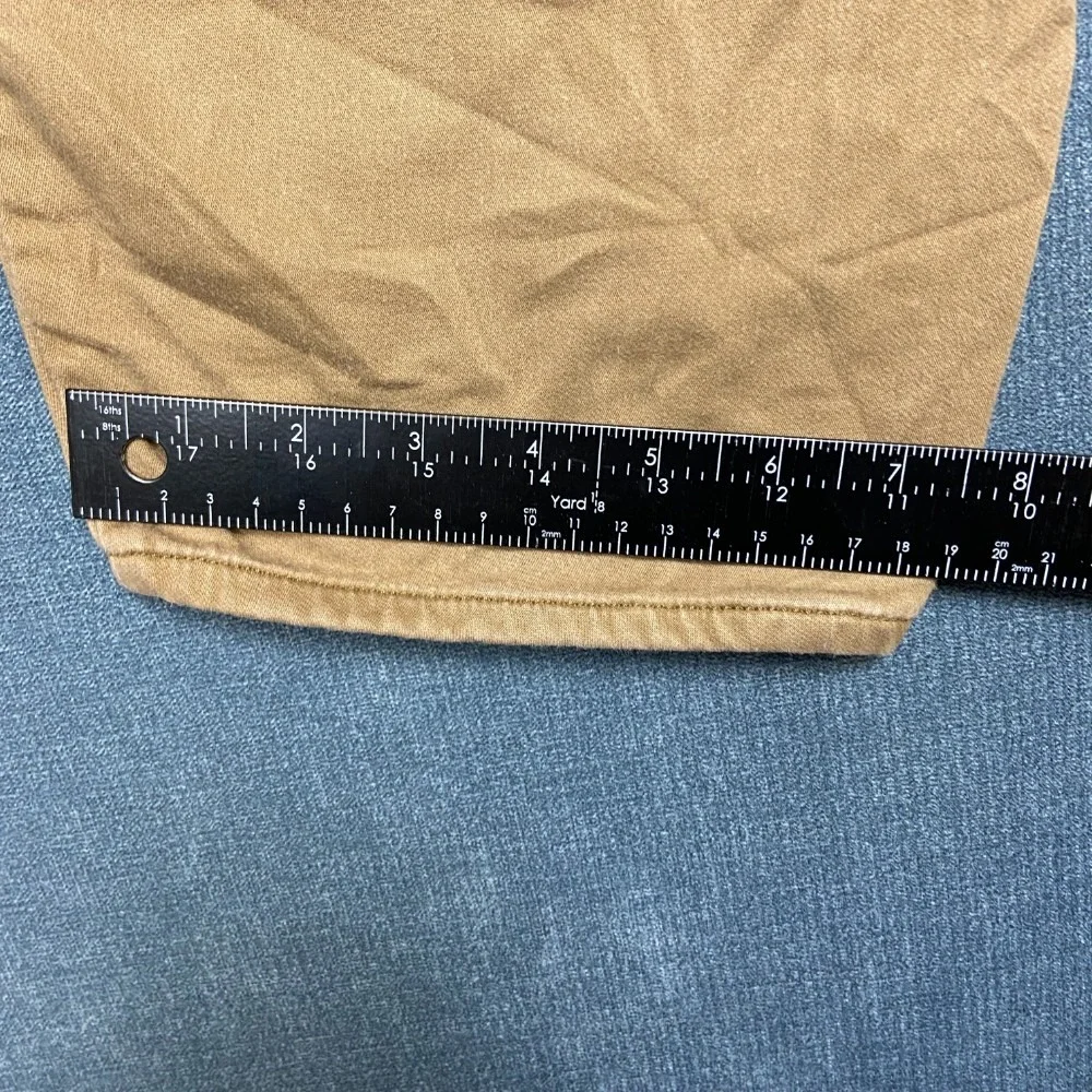 Banana Republic Jeans Mens 34x32 Tan Denim Cotton Stretch Regular Fit Casual
